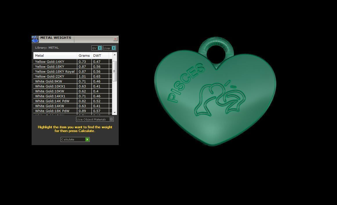 Kids Heart Pendants 3dm STL OBJ FBX Renders Details 3D print model_4