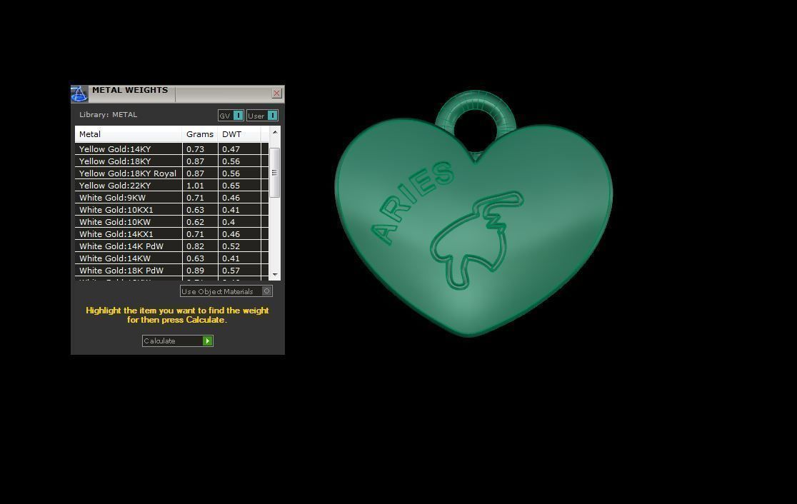 Kids Heart Pendants 3dm STL OBJ FBX Renders Details 3D print model_4