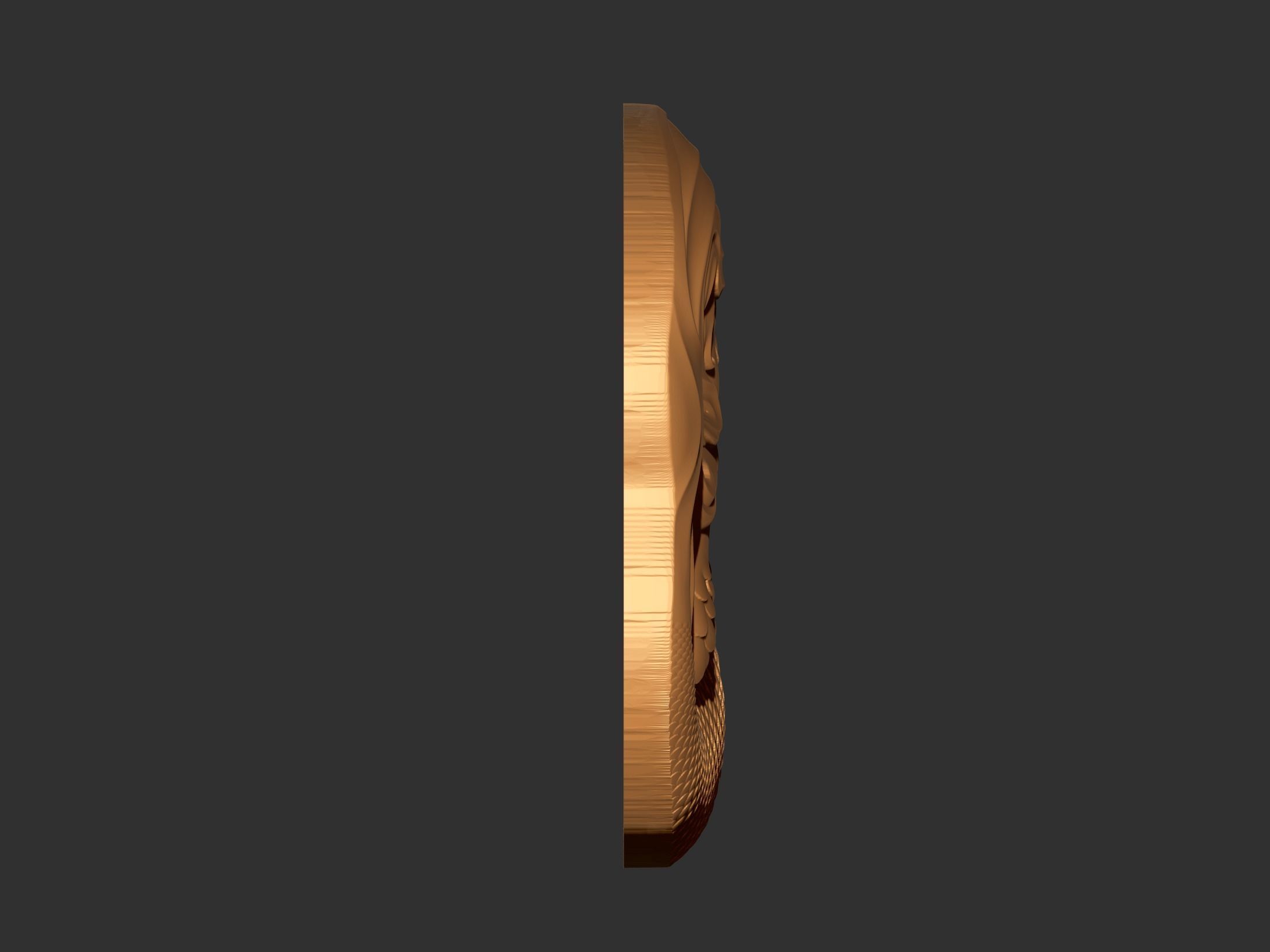 little mermaid 3D print model_3