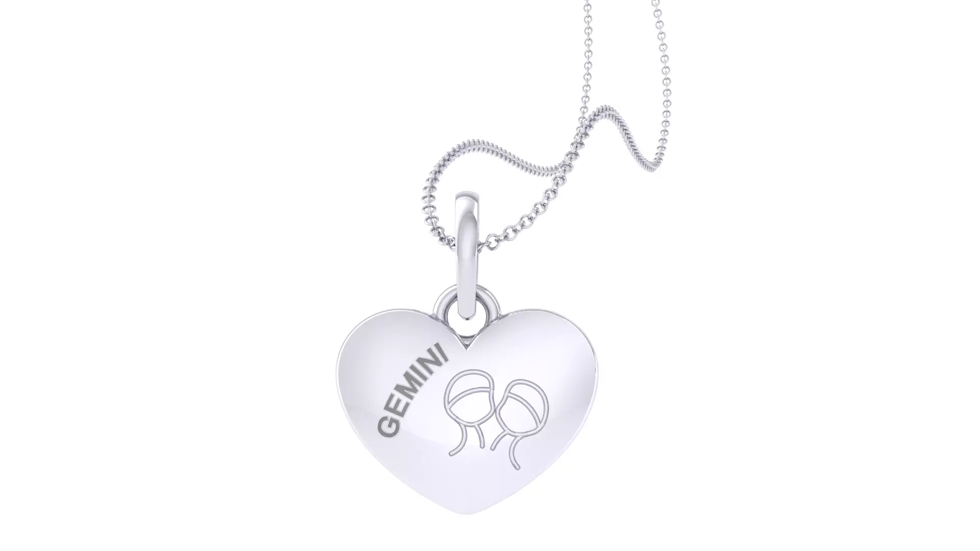 Kids Heart Pendants 3dm STL OBJ FBX Renders Details 3D print model_0