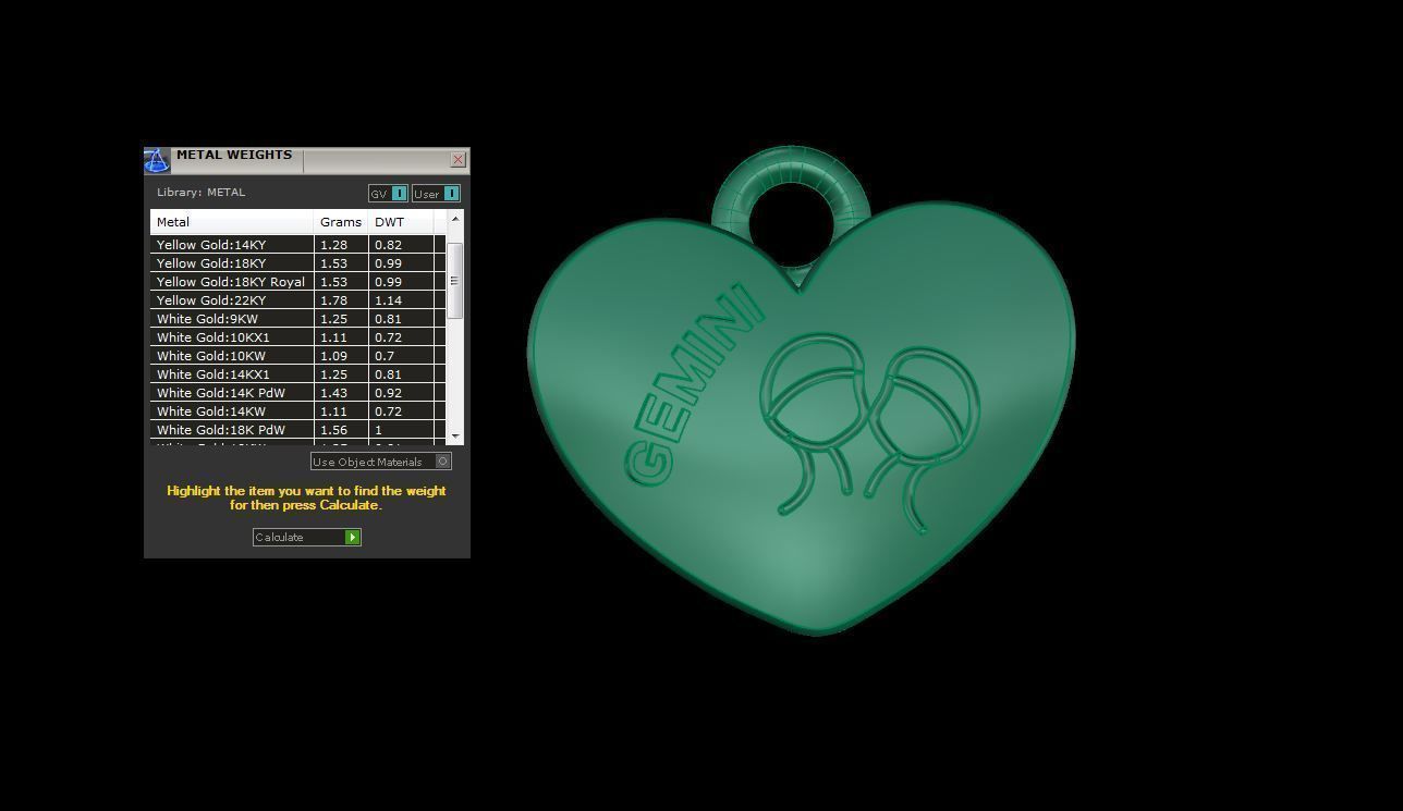 Kids Heart Pendants 3dm STL OBJ FBX Renders Details 3D print model_4