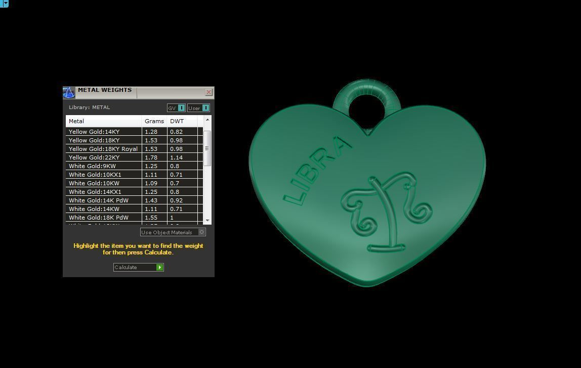 Kids Heart Pendants 3dm STL OBJ FBX Renders Details 3D print model_4