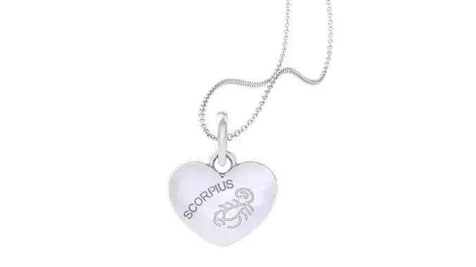 Kids Heart Pendants 3dm STL OBJ FBX Renders Details