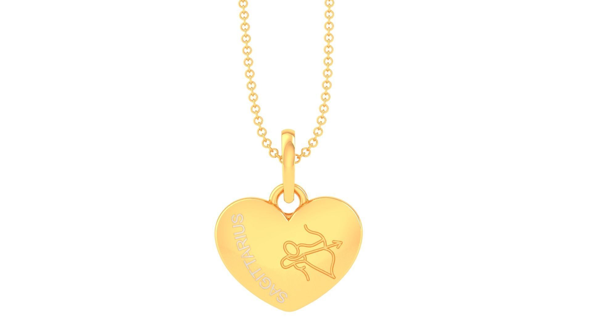 Kids Heart Pendants 3dm STL OBJ FBX Renders Details 3D print model_2