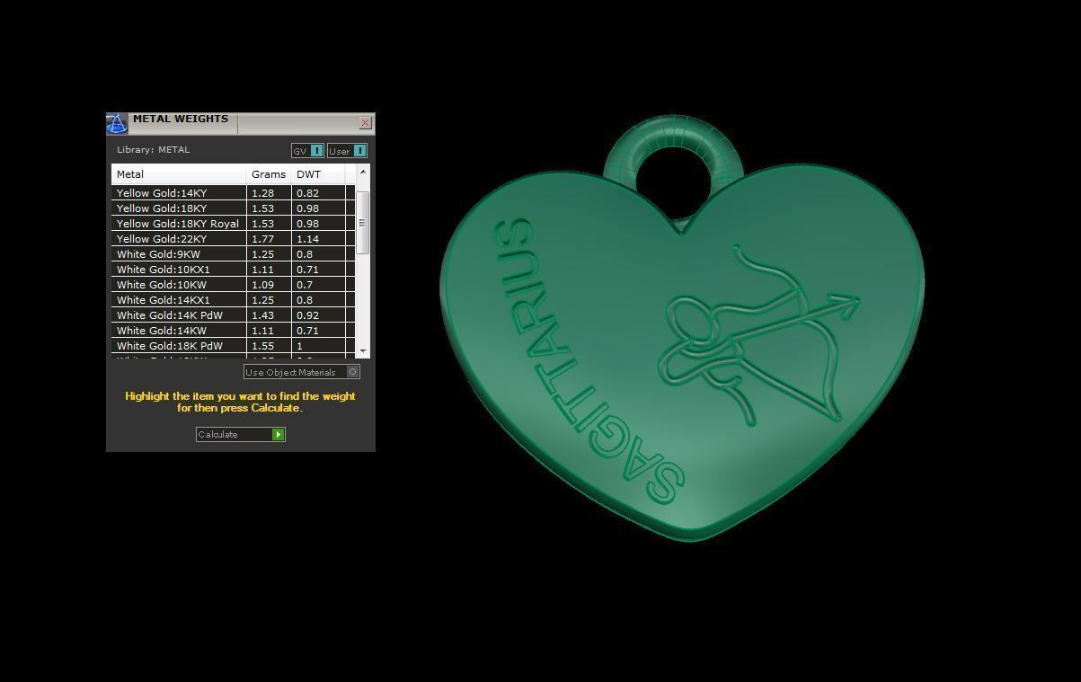 Kids Heart Pendants 3dm STL OBJ FBX Renders Details 3D print model_4