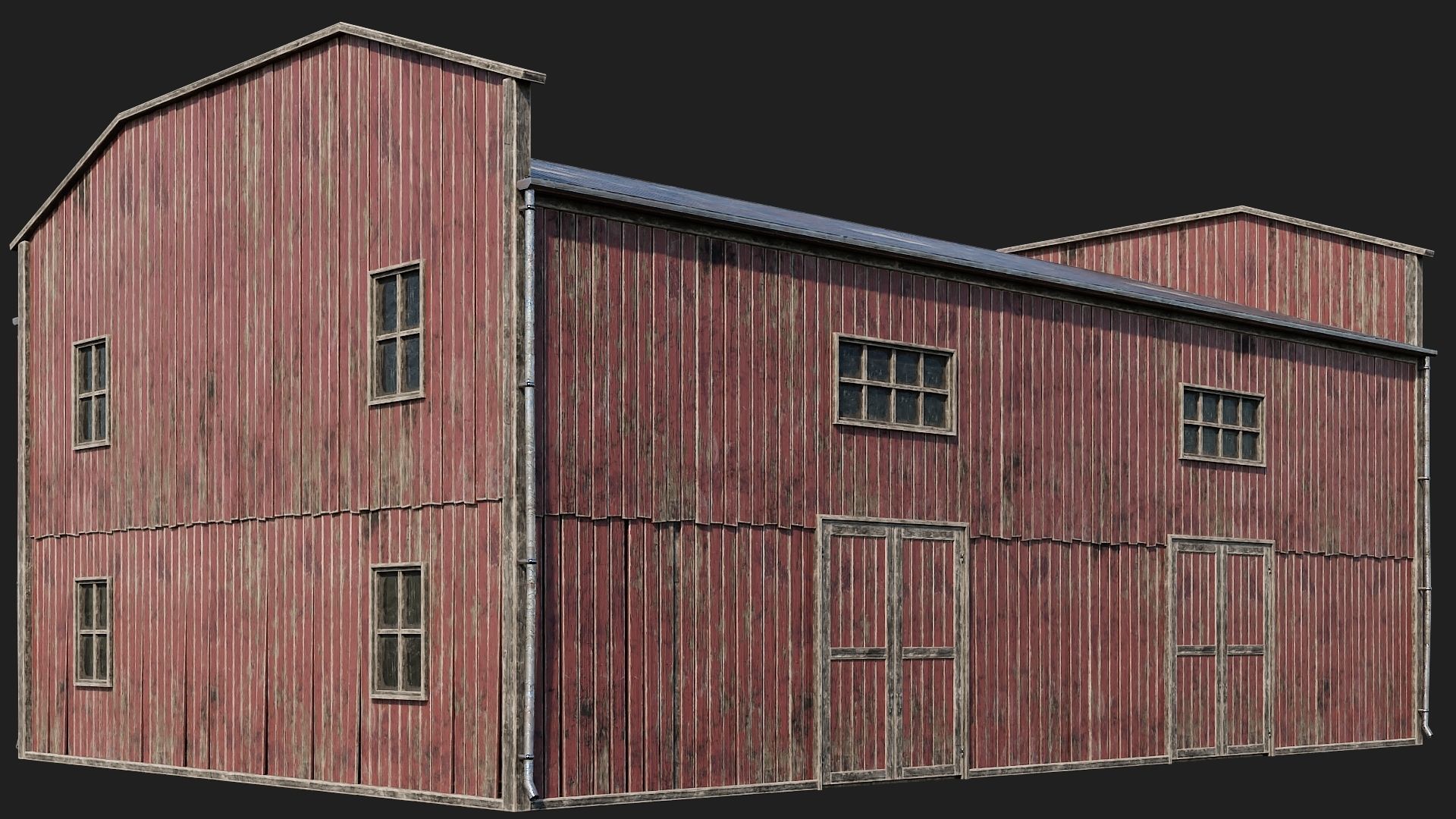 81-82-83-84 - Farm Buildings 4K PBR GameReady Low-poly 3D model_20