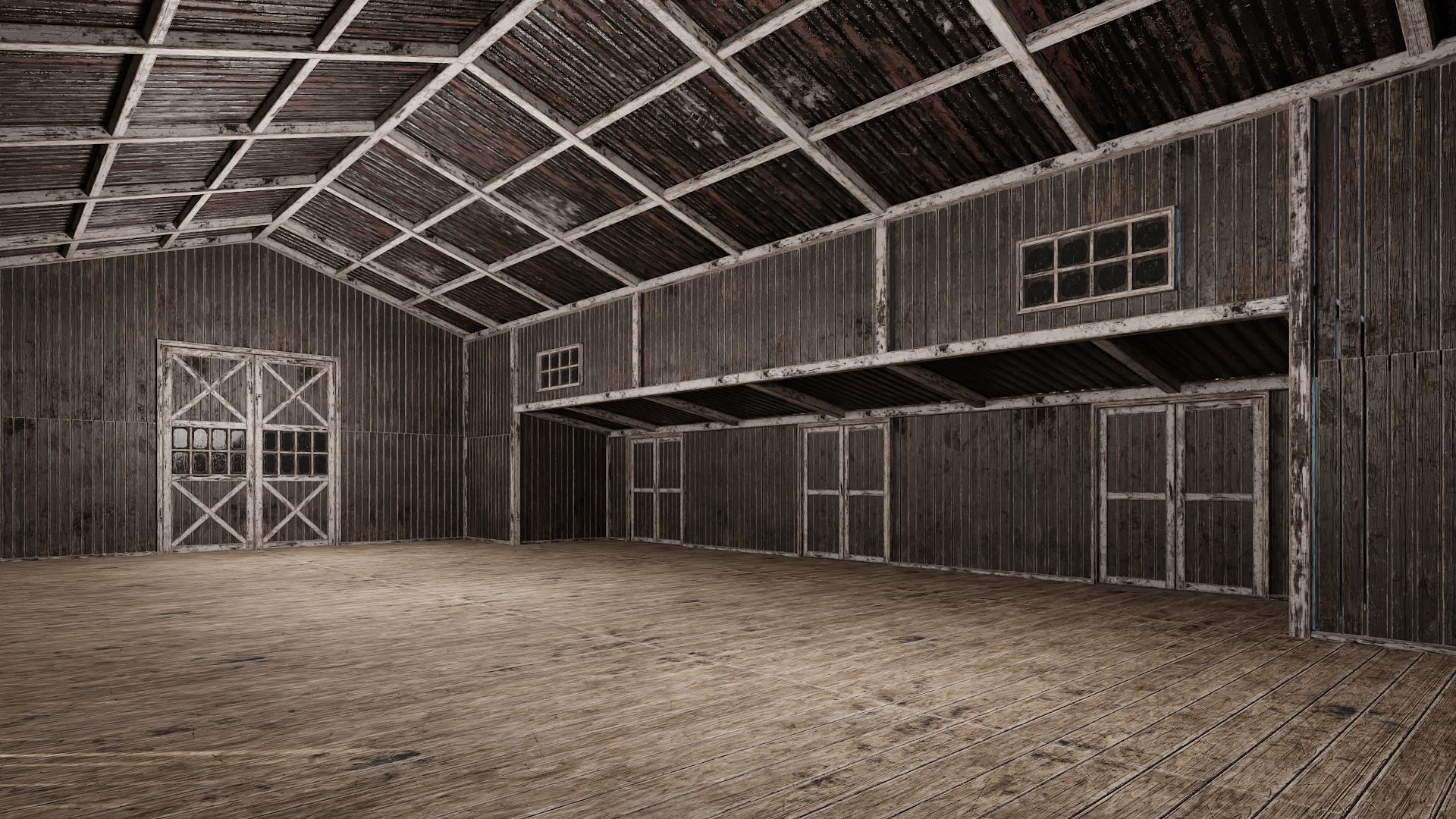81-82-83-84 - Farm Buildings 4K PBR GameReady Low-poly 3D model_8