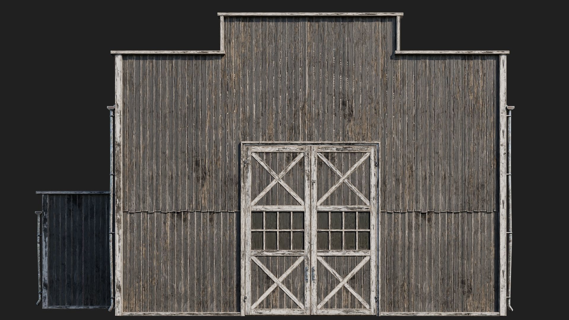 81-82-83-84 - Farm Buildings 4K PBR GameReady Low-poly 3D model_36