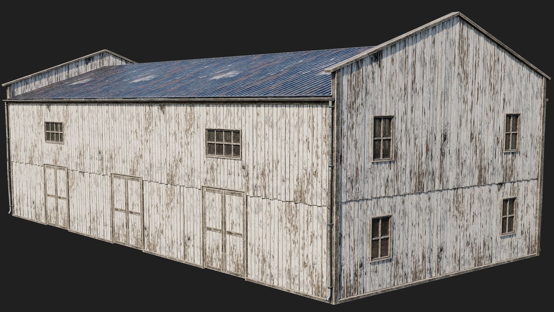 81-82-83-84 - Farm Buildings 4K PBR GameReady Low-poly 3D model_31