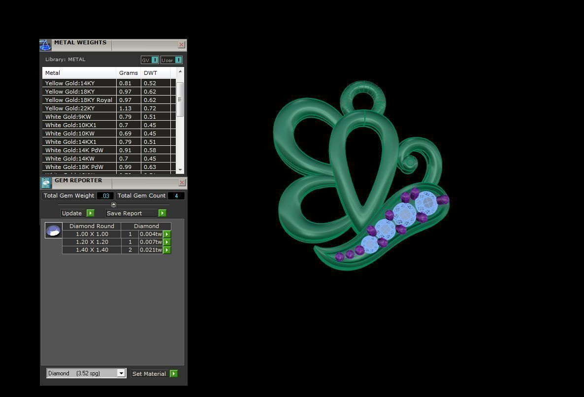 Kids Pendants 3dm STL OBJ FBX Renders Details 3D print model_4