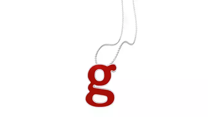 Kids Alphabet G Pendants 3dm STL OBJ FBX Renders Details 3D print model Kids Alphabet G Pendants 3dm STL OBJ FBX Renders Details 3D print model