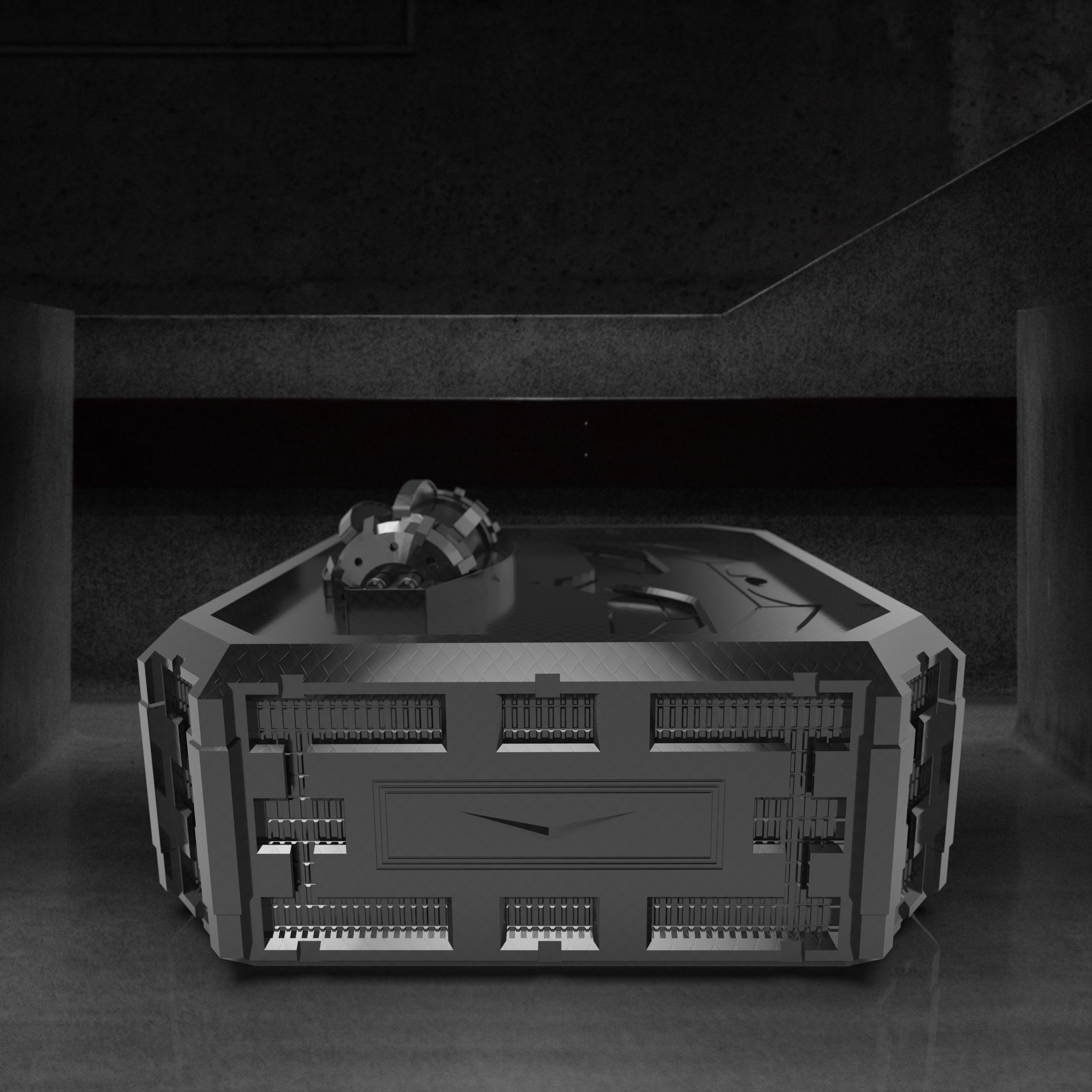 Weapon Box from Batman world as storage container 3D print model_1