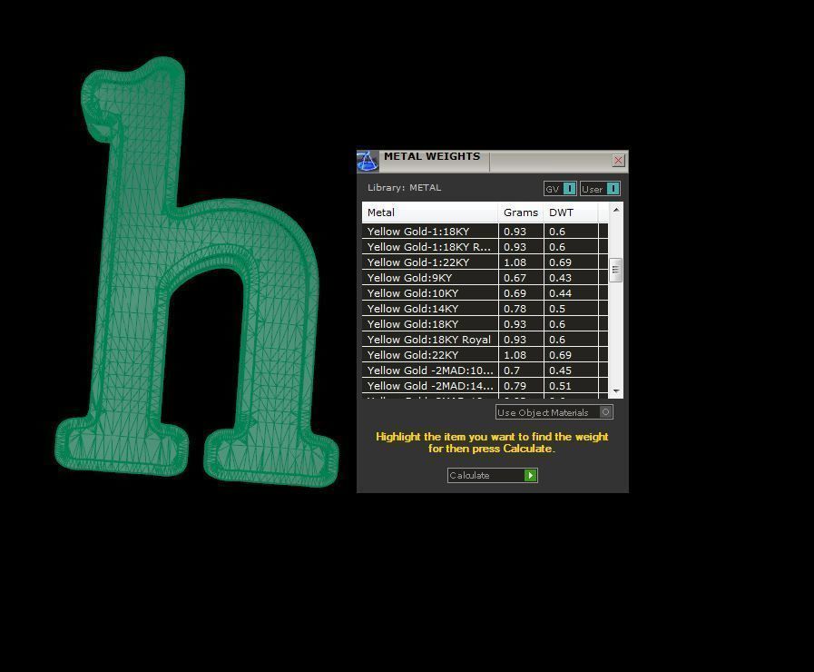 Kids Alphabet H Pendants 3dm STL OBJ FBX Renders Details 3D print model_4