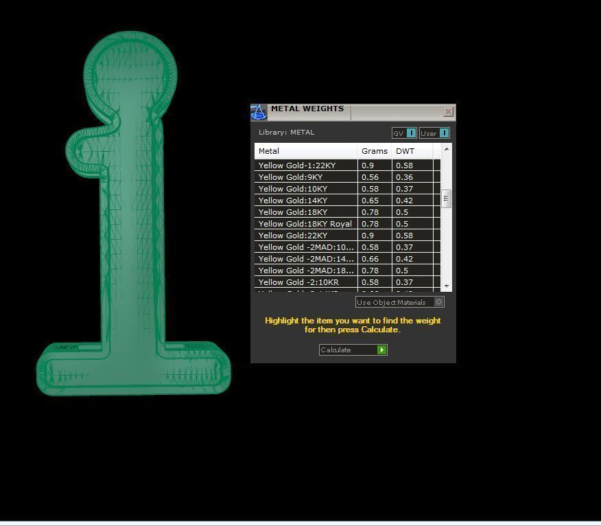 Kids Alphabet I Pendants 3dm STL OBJ FBX Renders Details 3D print model_4