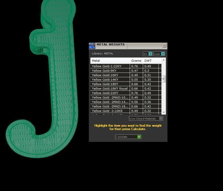 Kids Alphabet J Pendants 3dm STL OBJ FBX Renders Details 3D print model_4