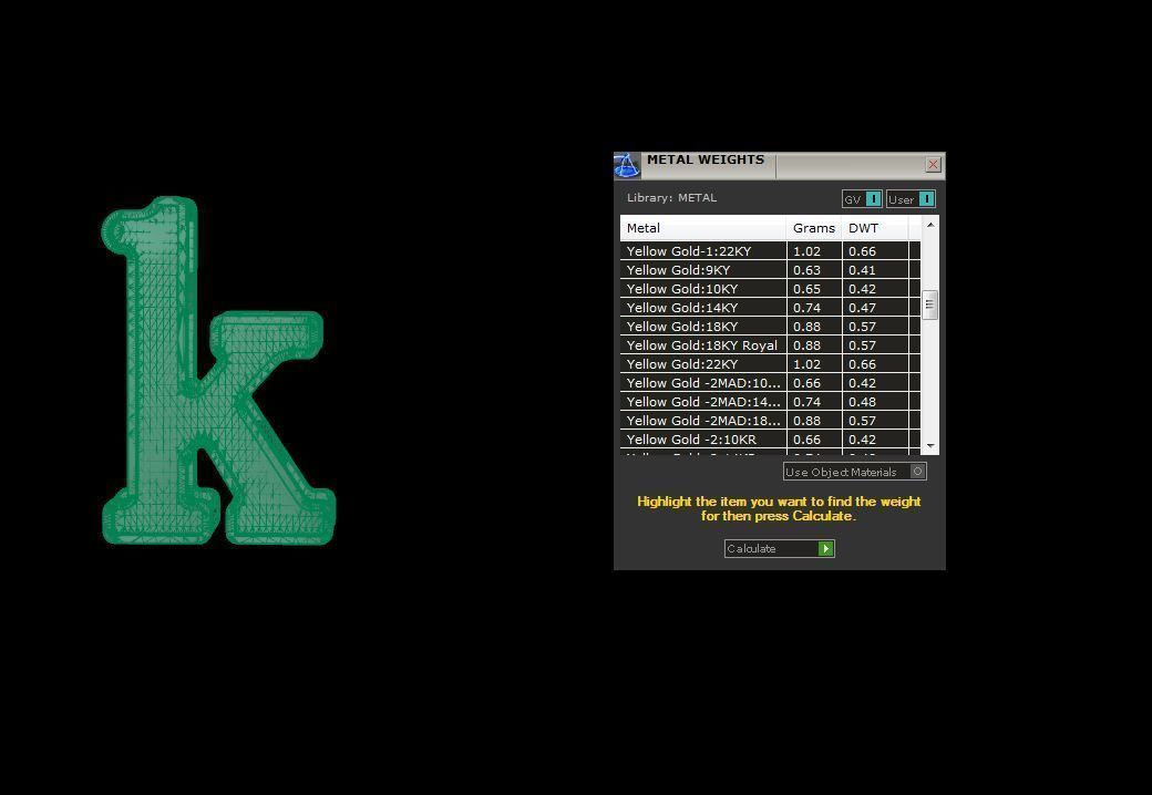 Kids Alphabet K Pendants 3dm STL OBJ FBX Renders Details 3D print model_4