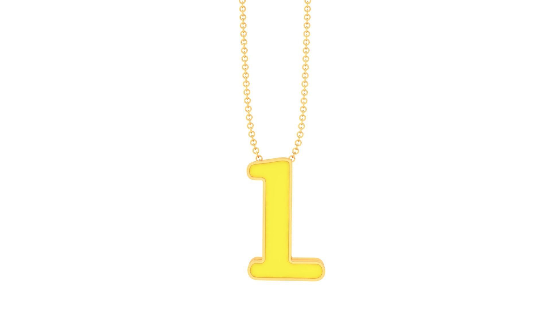 Kids Alphabet L Pendants 3dm STL OBJ FBX Renders Details 3D print model_2