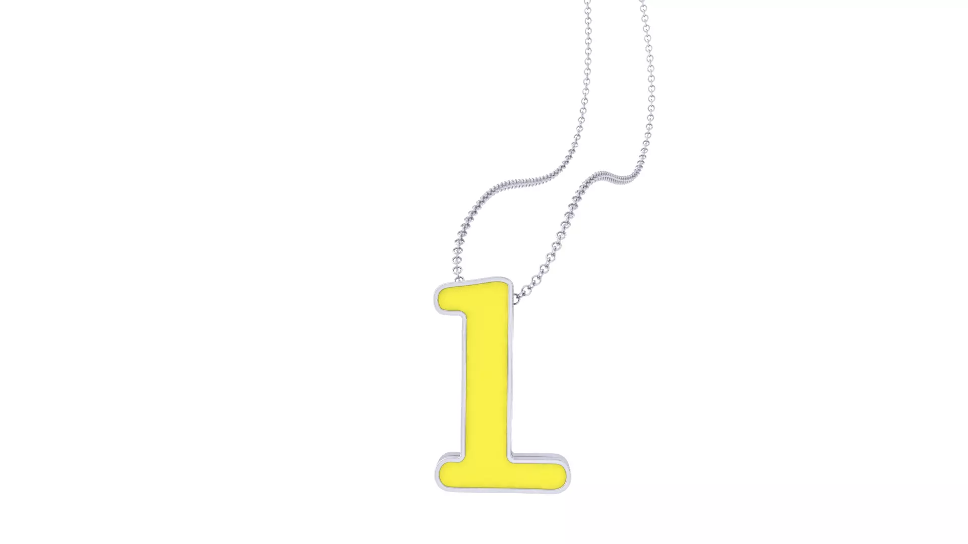 Kids Alphabet L Pendants 3dm STL OBJ FBX Renders Details 3D print model_0