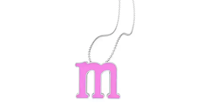 Kids Alphabet M Pendants 3dm STL OBJ FBX Renders Details 3D print model Kids Alphabet M Pendants 3dm STL OBJ FBX Renders Details 3D print model