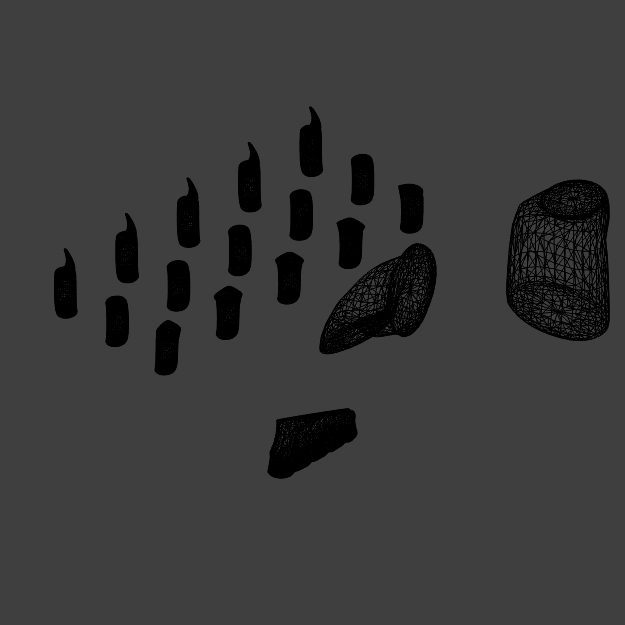 Edaphosaurus Novomexicanus Left Arm STL 3D print model_12