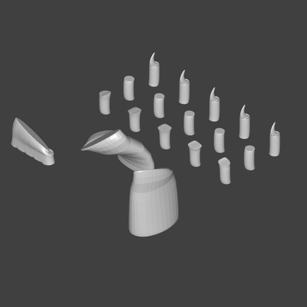 Edaphosaurus Novomexicanus Left Arm STL 3D print model_8