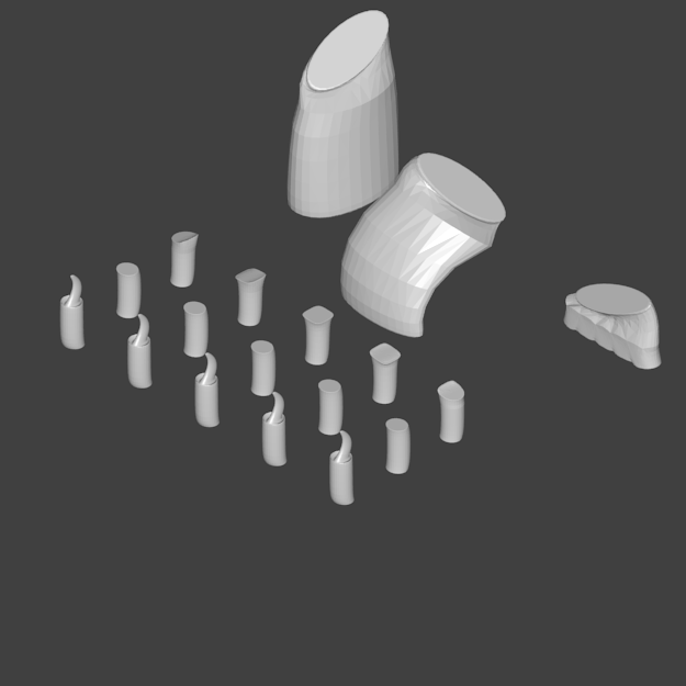 Edaphosaurus Novomexicanus Left Arm STL 3D print model_9