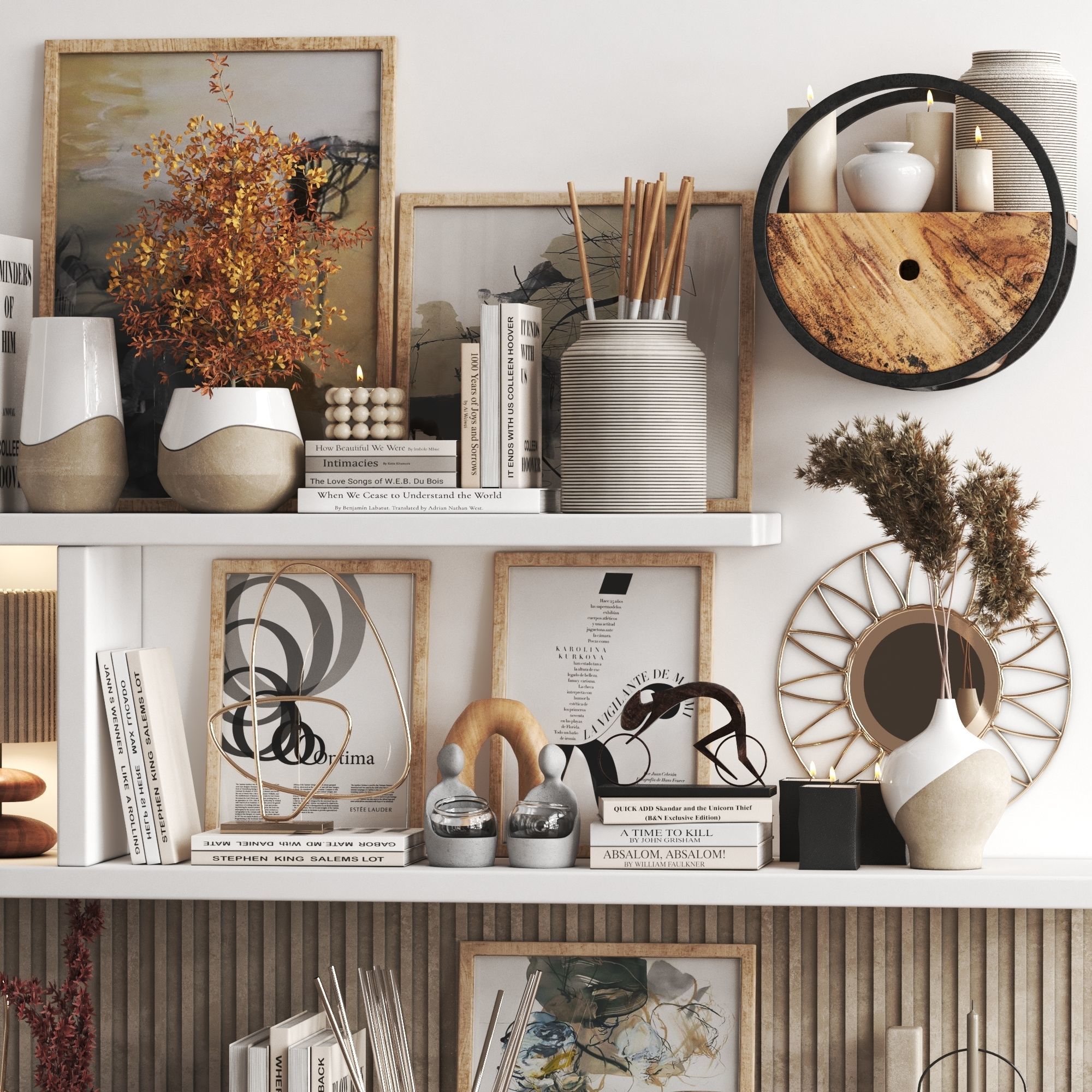 Decorative Set 01 3D model_2