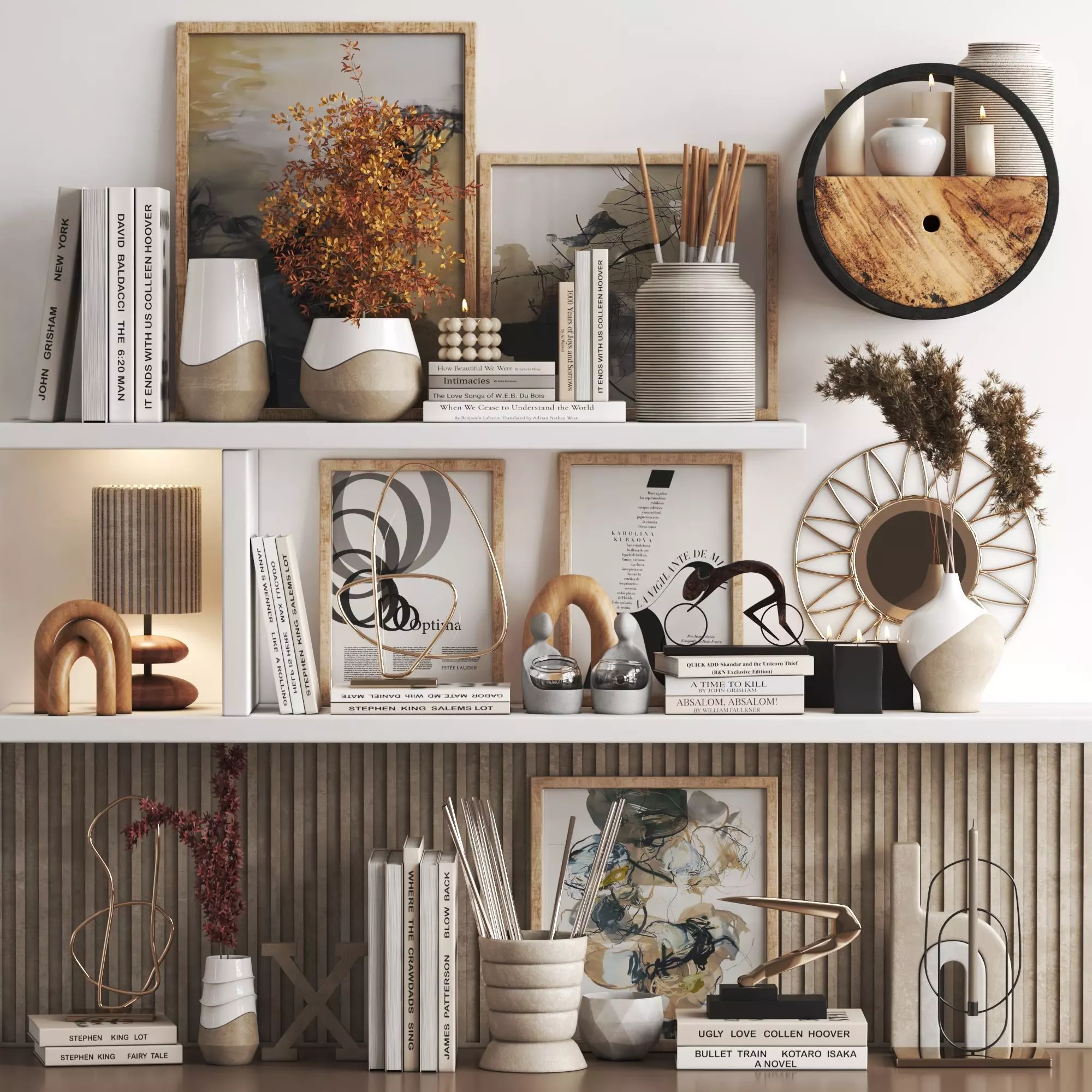 Decorative Set 01 3D model_0