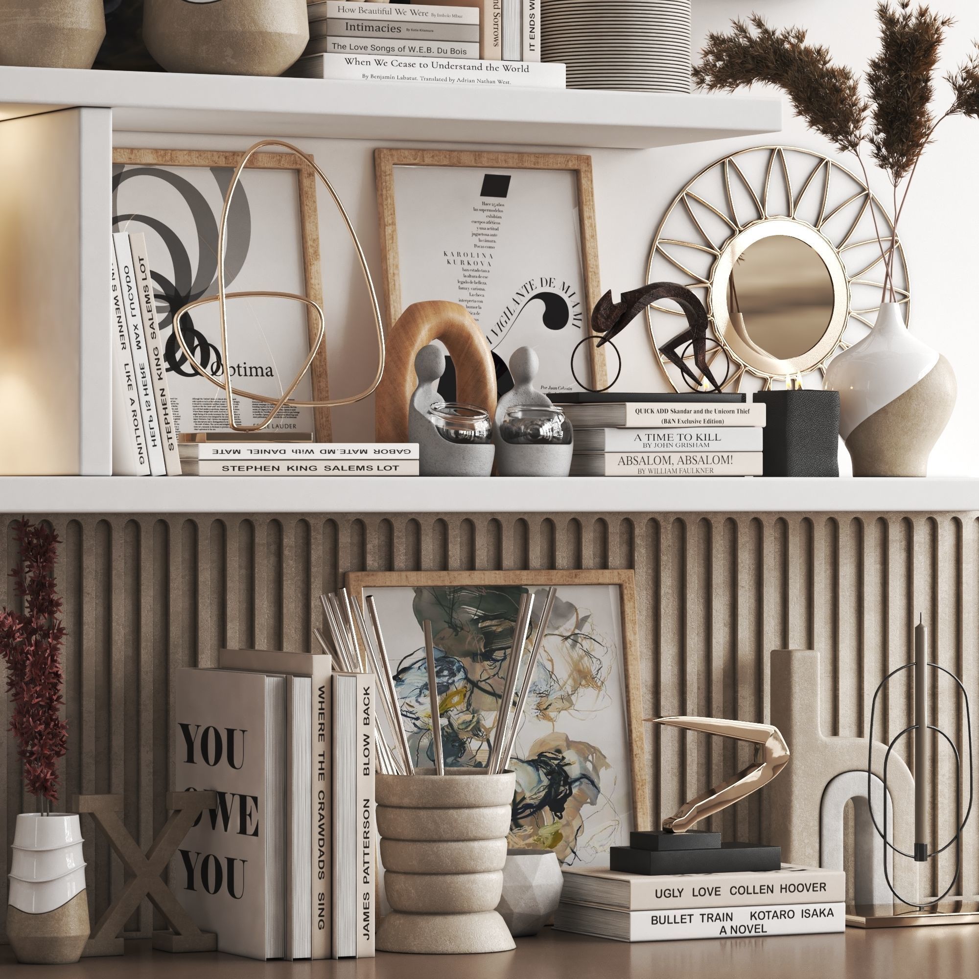 Decorative Set 01 3D model_1