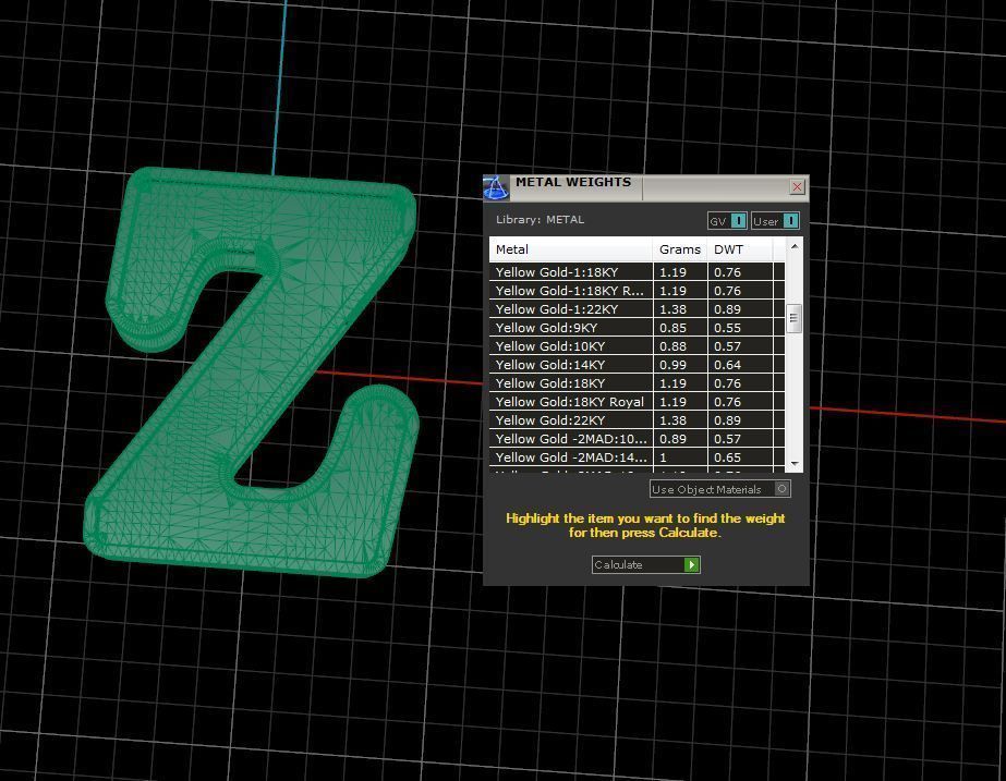 Kids Alphabet Z Pendants 3dm STL OBJ FBX Renders Details 3D print model_4