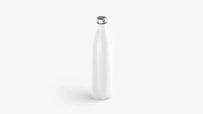 Aluminum Swell Sport Bottle - metal thermo water botle Low-poly 3D model