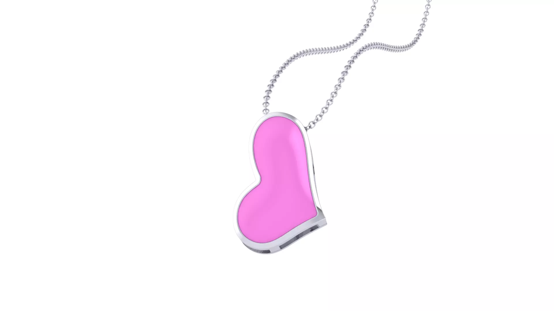 Kids Heart Pendants 3dm STL OBJ FBX Renders Details 3D print model_0