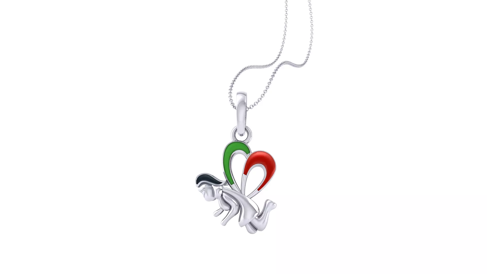 Kids Pendants 3dm STL OBJ FBX Renders Details 3D print model