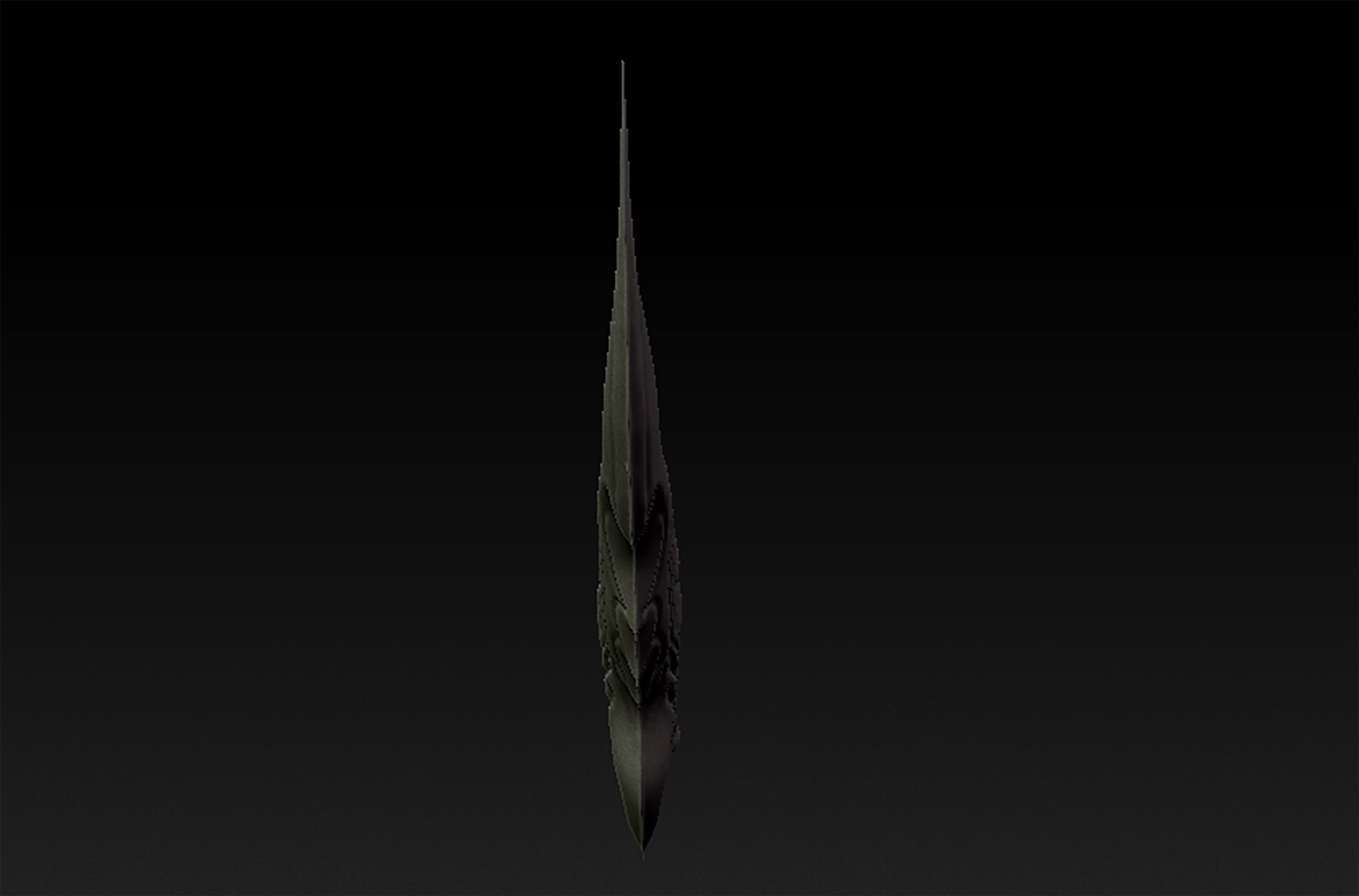 solo leveling dagger  3D print model_2