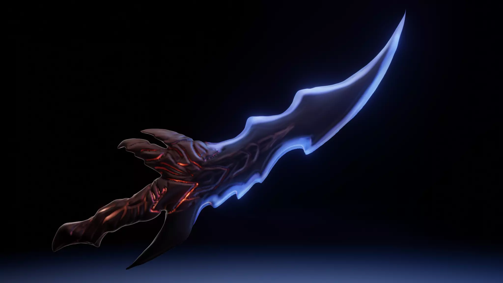 solo leveling dagger  3D print model_0