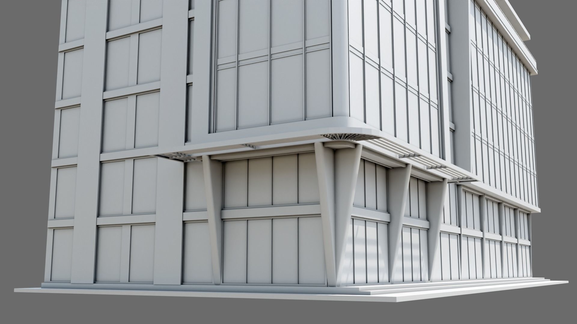 Office Building ID045 3D model_5