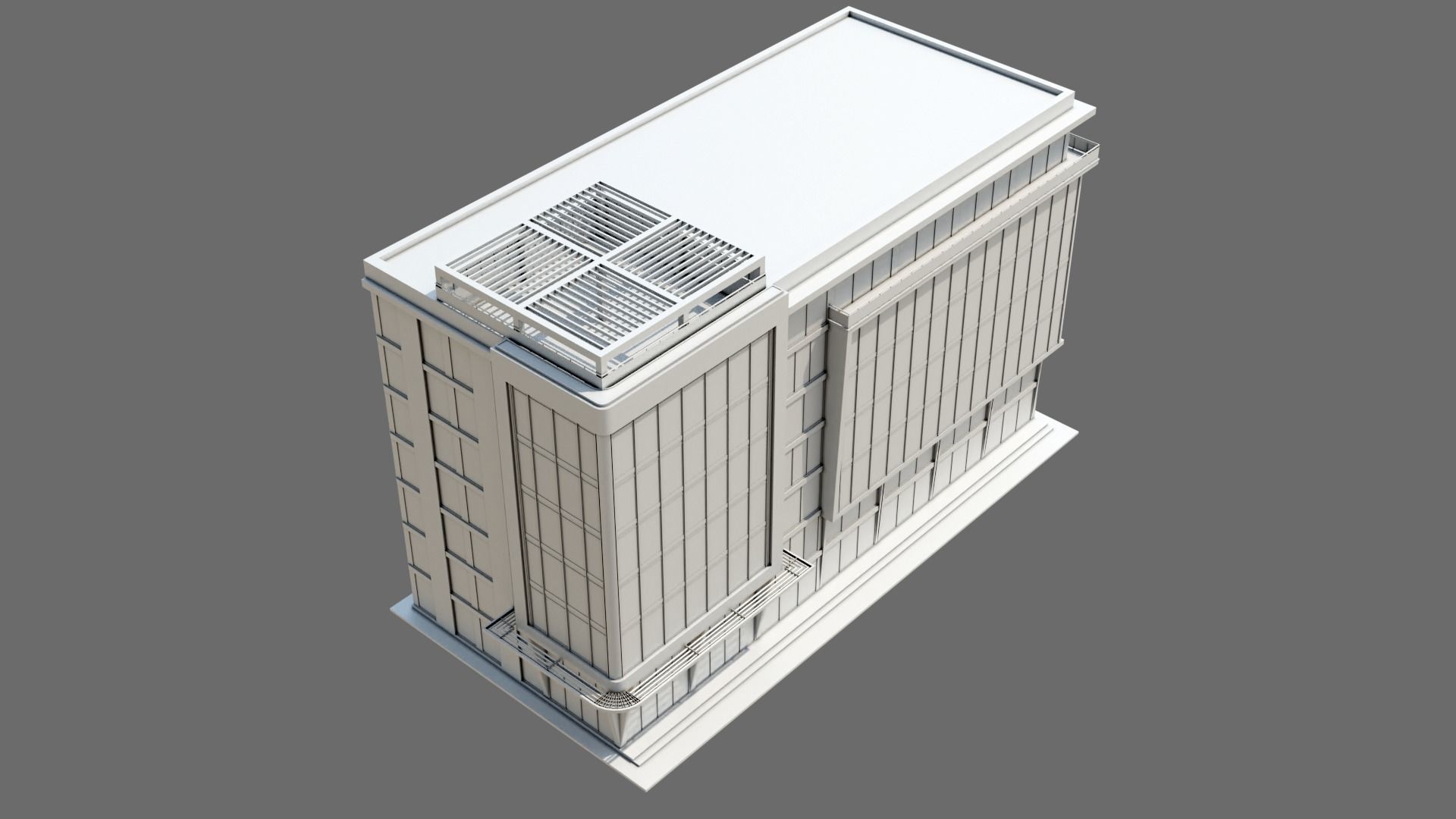 Office Building ID045 3D model_3