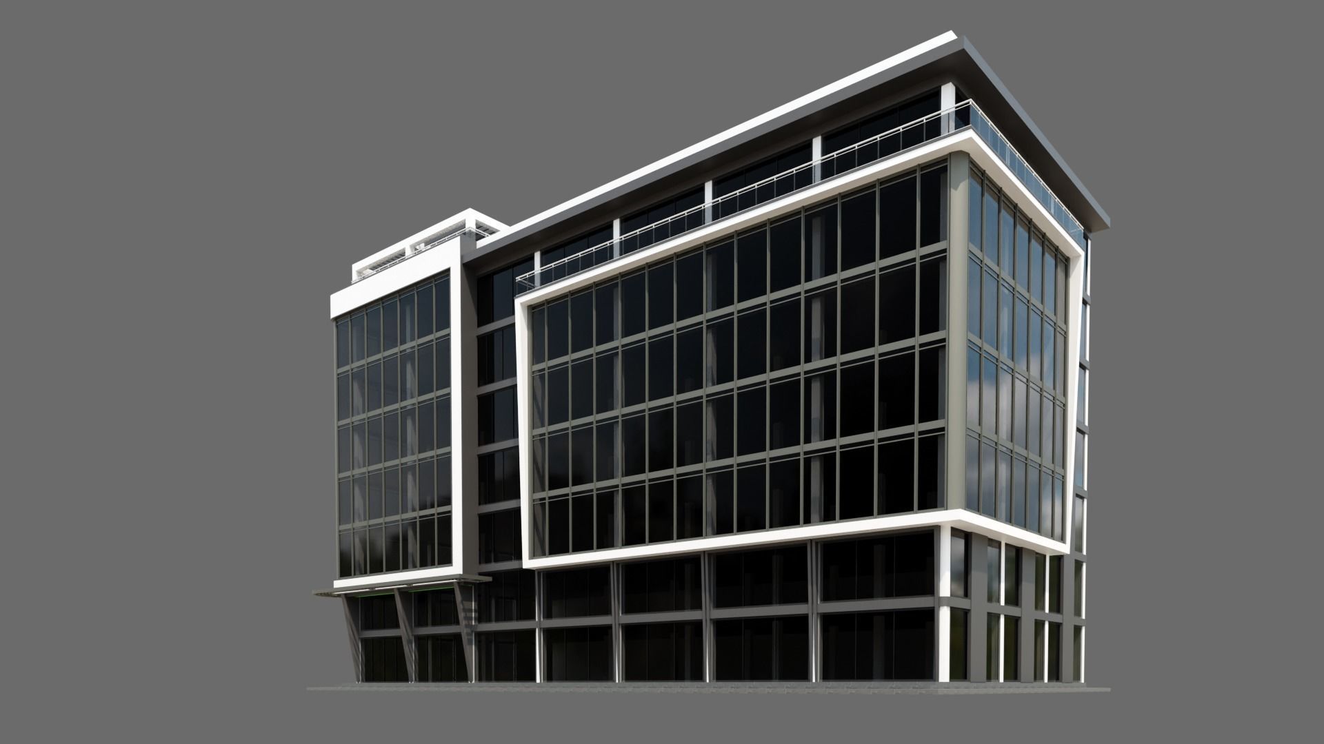 Office Building ID045 3D model_6
