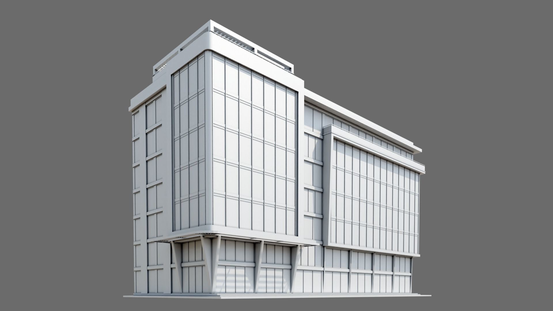 Office Building ID045 3D model_1