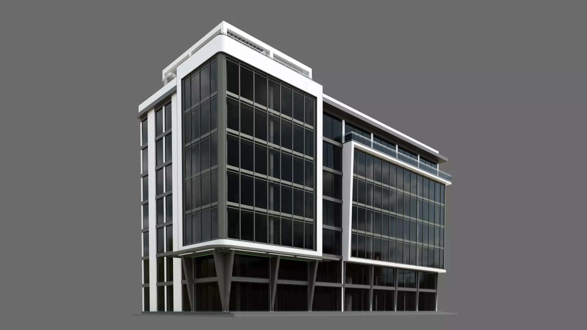 Office Building ID045 3D model_0