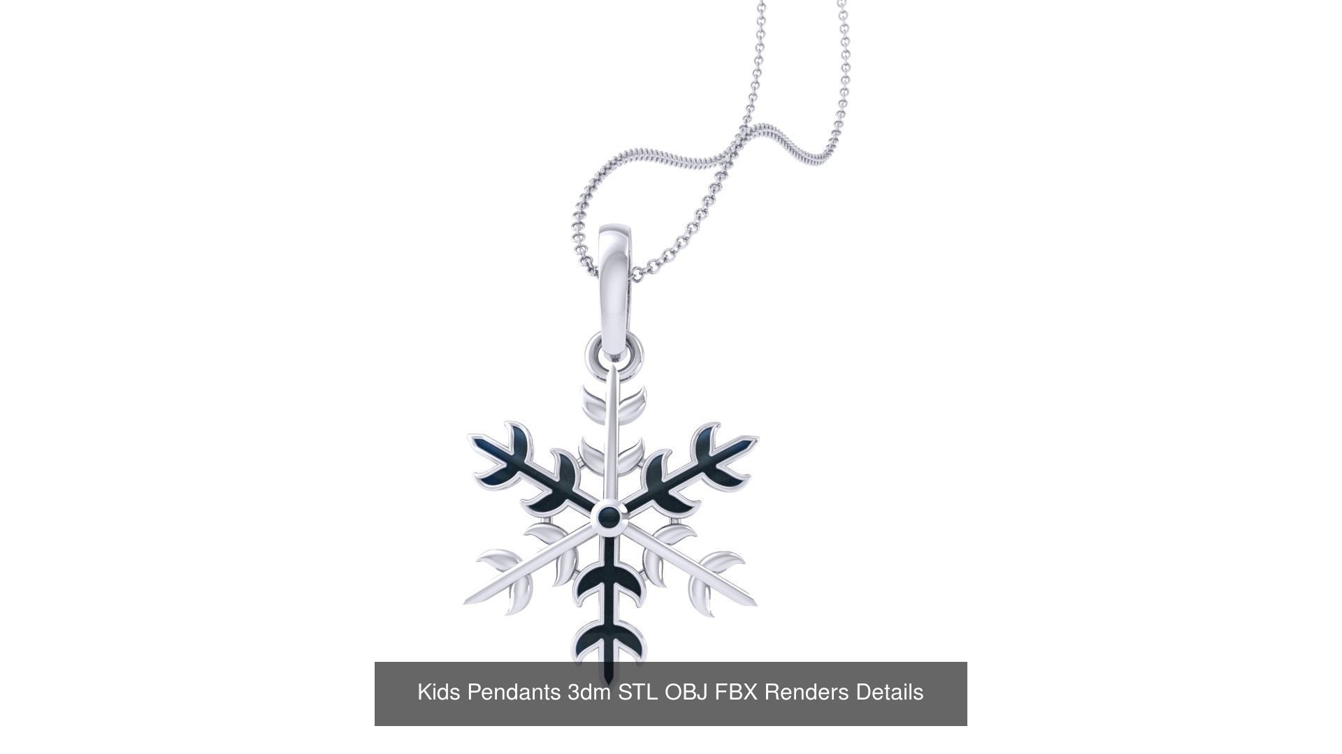 175 Kids Pendants 3dm STL OBJ FBX Renders Details Collection _174