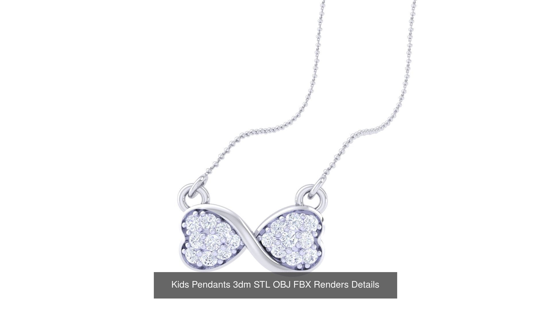 175 Kids Pendants 3dm STL OBJ FBX Renders Details Collection _41