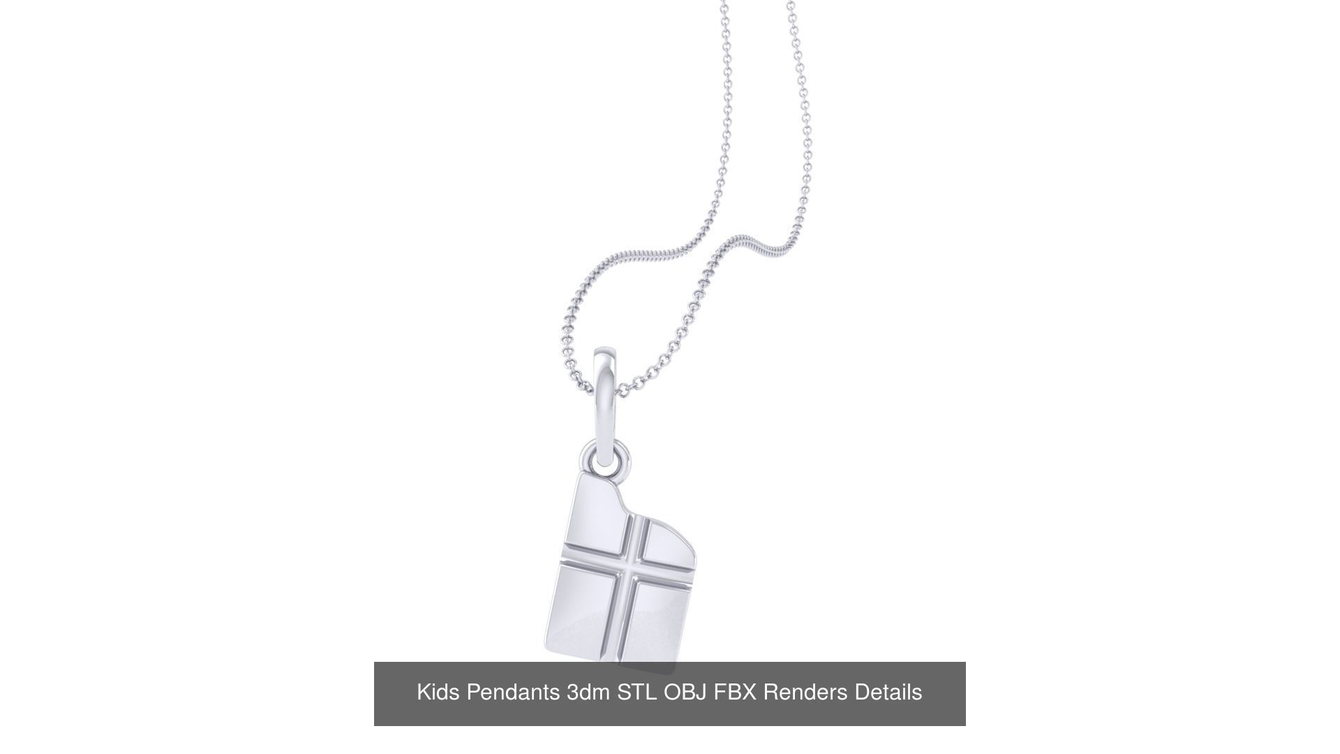 175 Kids Pendants 3dm STL OBJ FBX Renders Details Collection _51