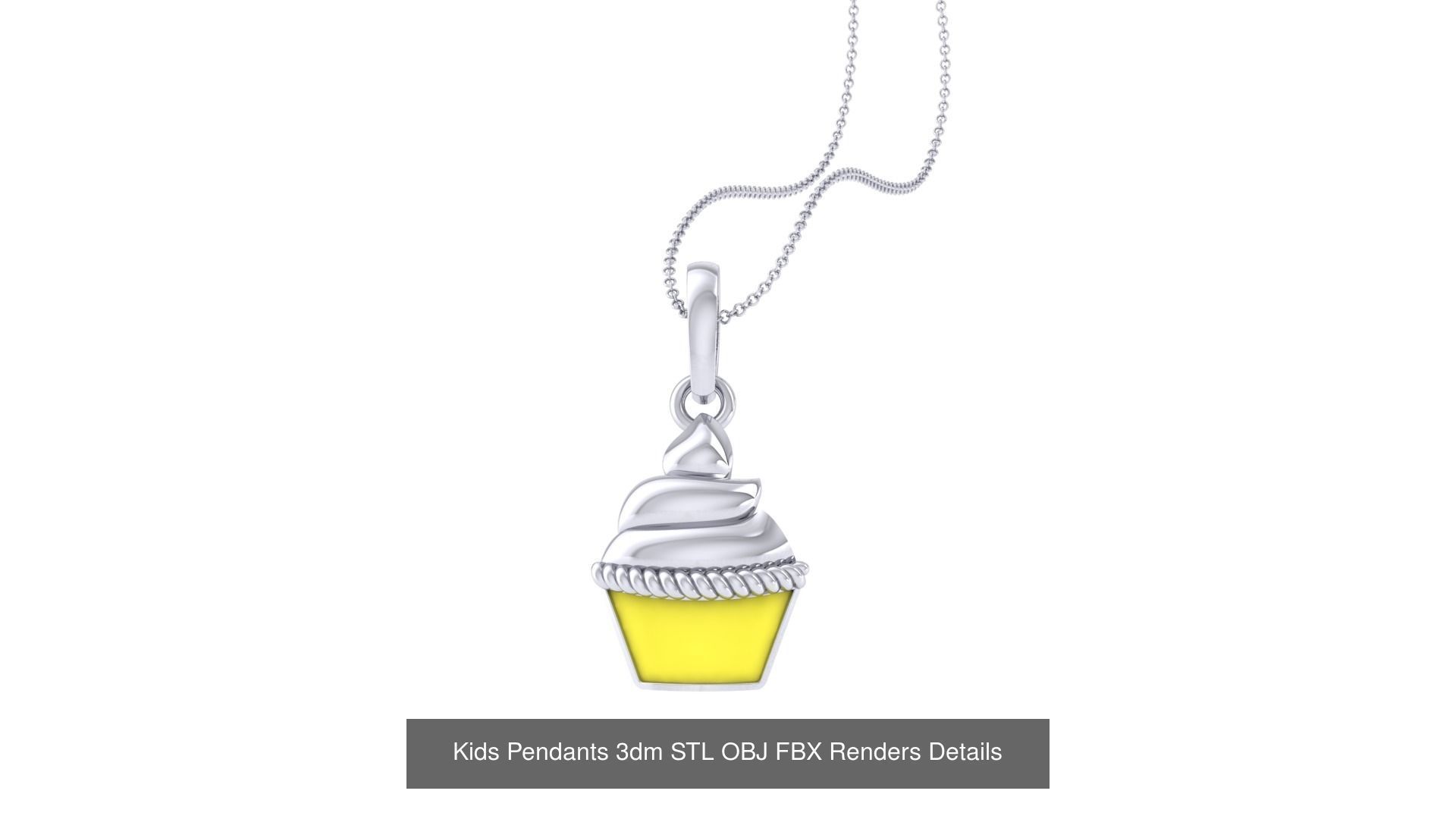 175 Kids Pendants 3dm STL OBJ FBX Renders Details Collection _185