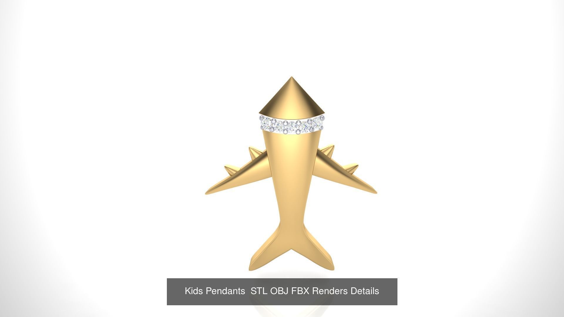 175 Kids Pendants 3dm STL OBJ FBX Renders Details Collection _191