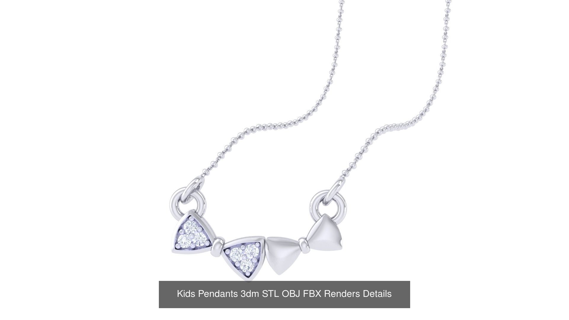 175 Kids Pendants 3dm STL OBJ FBX Renders Details Collection _43