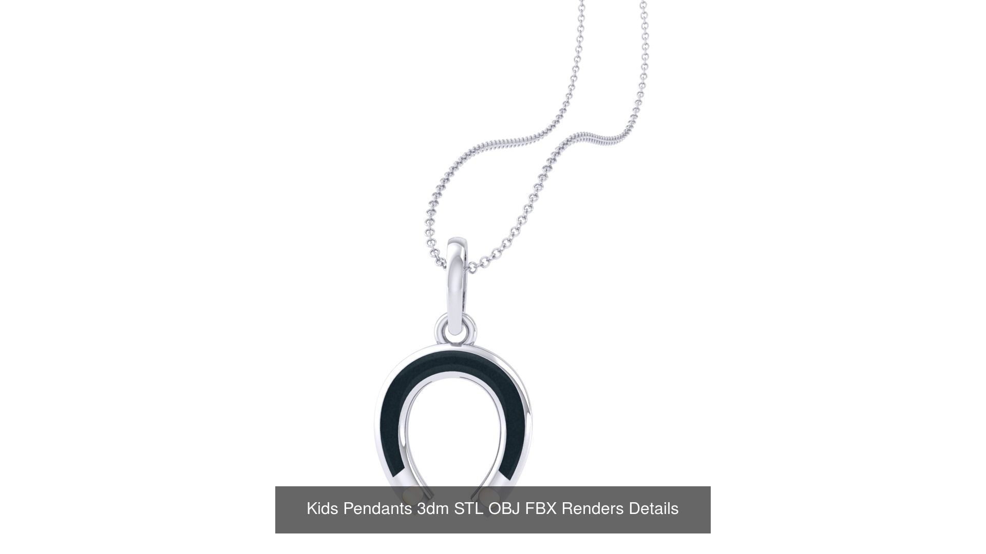 175 Kids Pendants 3dm STL OBJ FBX Renders Details Collection _42