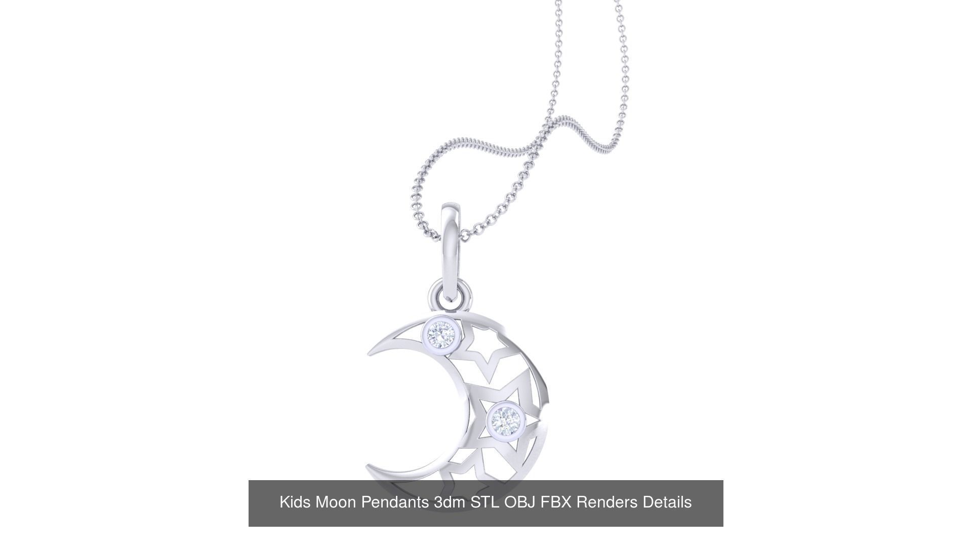 175 Kids Pendants 3dm STL OBJ FBX Renders Details Collection _30