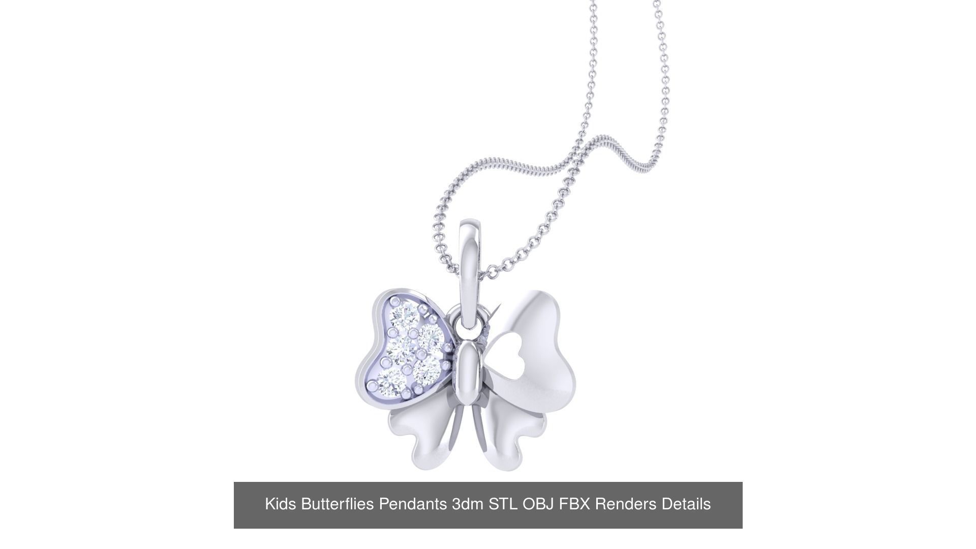 175 Kids Pendants 3dm STL OBJ FBX Renders Details Collection _118