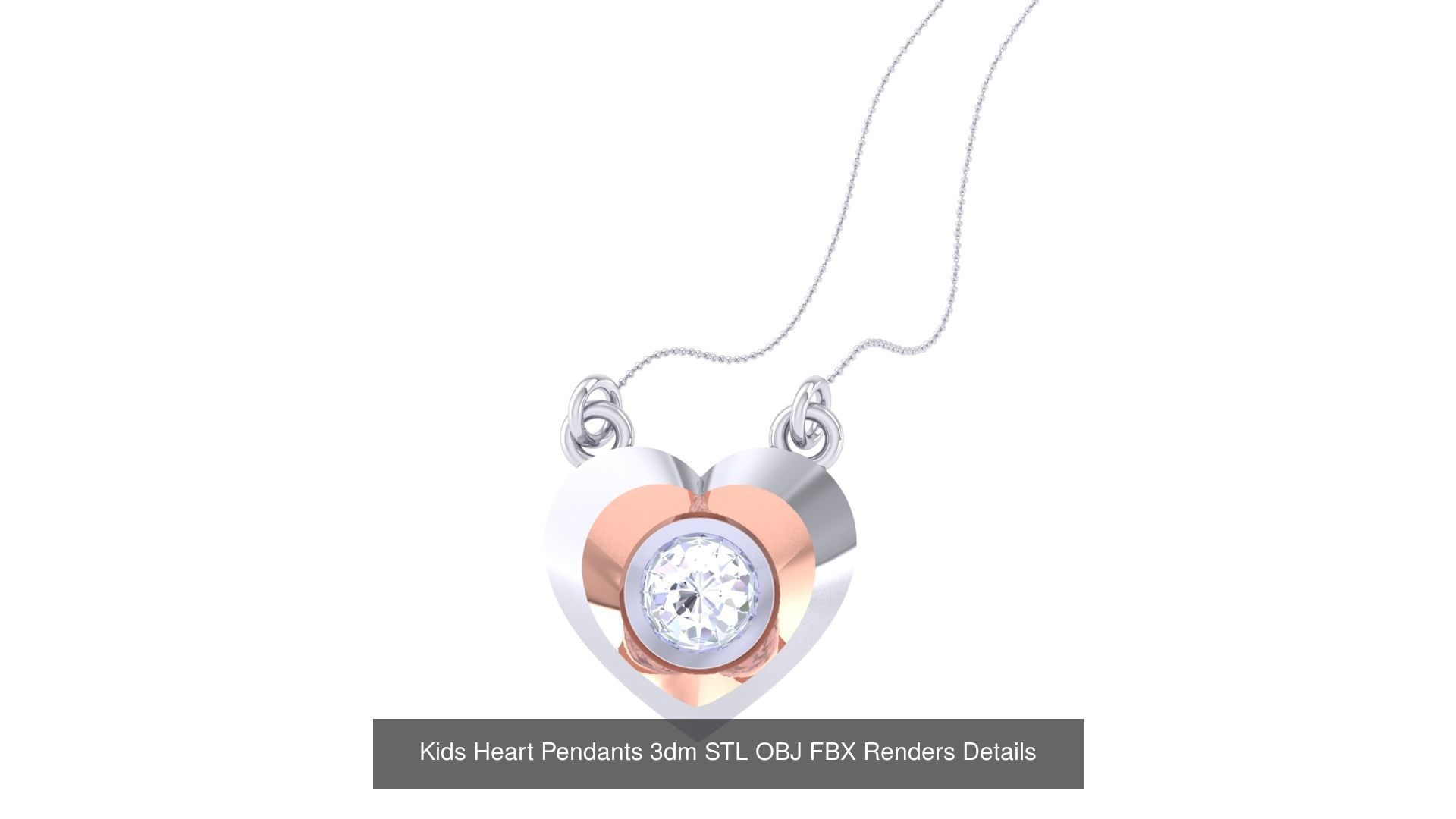 175 Kids Pendants 3dm STL OBJ FBX Renders Details Collection _34